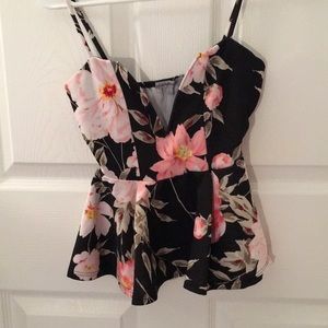 Floral fashion tank top